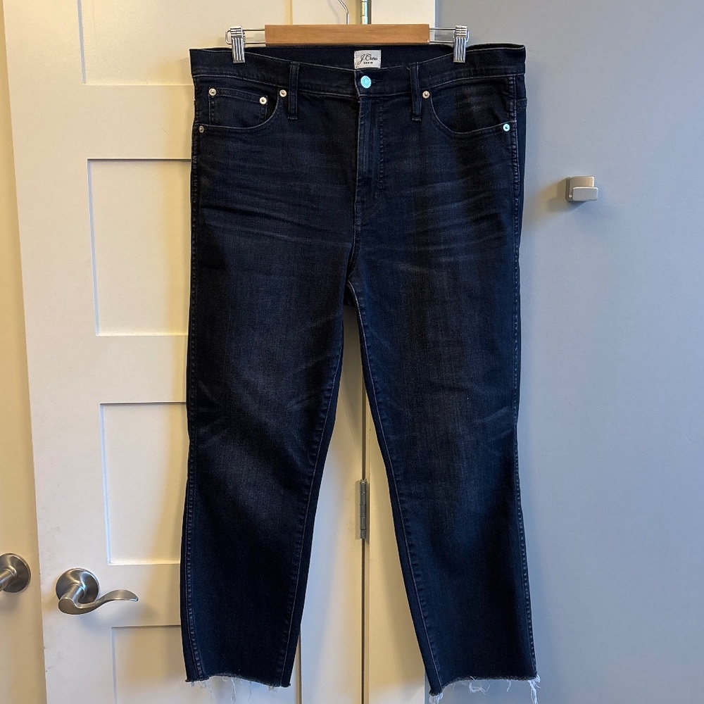 J. Crew Vintage Straight 32 black jeans AB280
